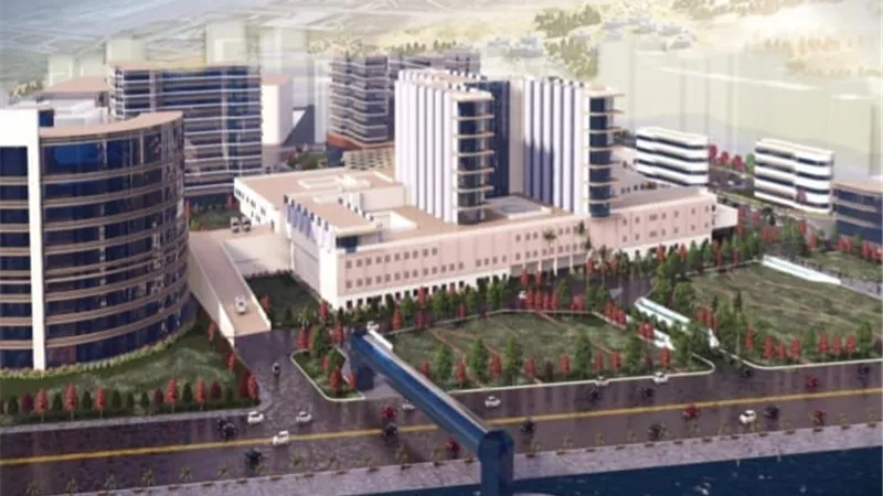 بحوث الإسكان والبناء يشرف على أكبر مدينة طبية متكاملة في مصر