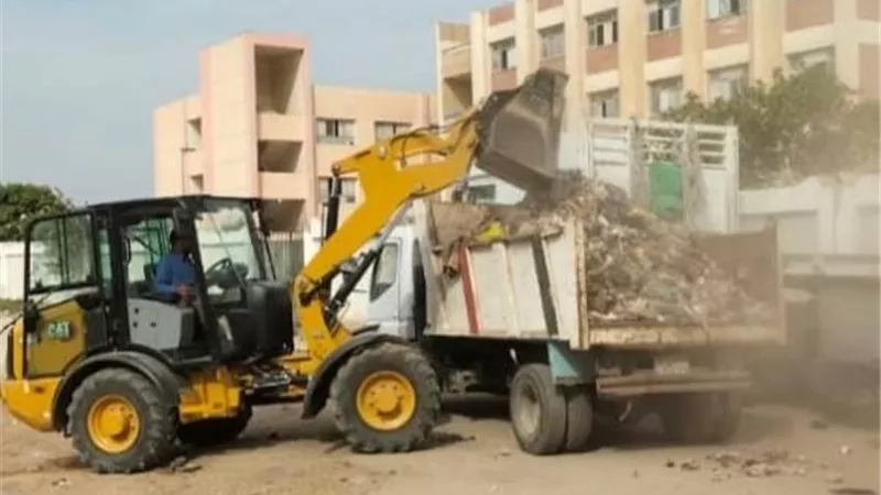 رفع 8580 طن قمامة من الإسماعيلية خلال الأسبوع الماضي