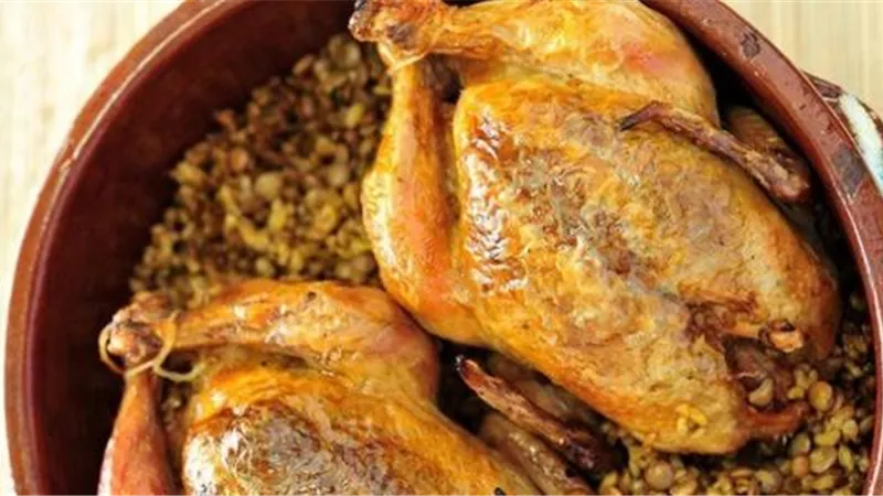 طبق الفريك بالفراخ