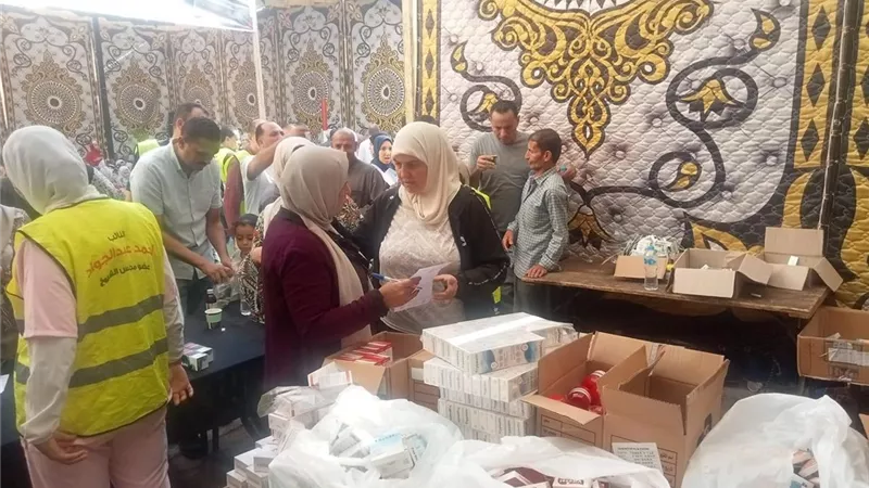 قافلة طبية مجانية مكبرة لعلاج أهالينا بمستقبل وطن منيا القمح