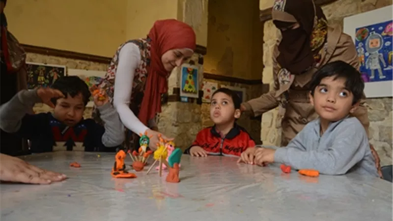 ورش مجانية لذوى الاحتياجات الخاصة بمركز الابداع
