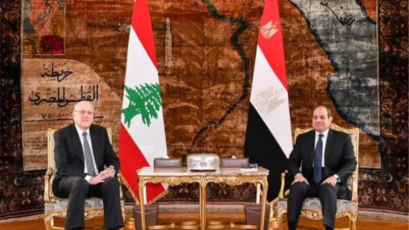 الرئيس السيسي يؤكد لـ «نجيب ميقاتي» ثبات الدعم المصري لمؤسسات الدولة اللبنانية