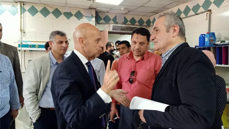 مصطفى ومسعوديتفقدان سيرالعمل بمستشفى الأحراربالزقازيق