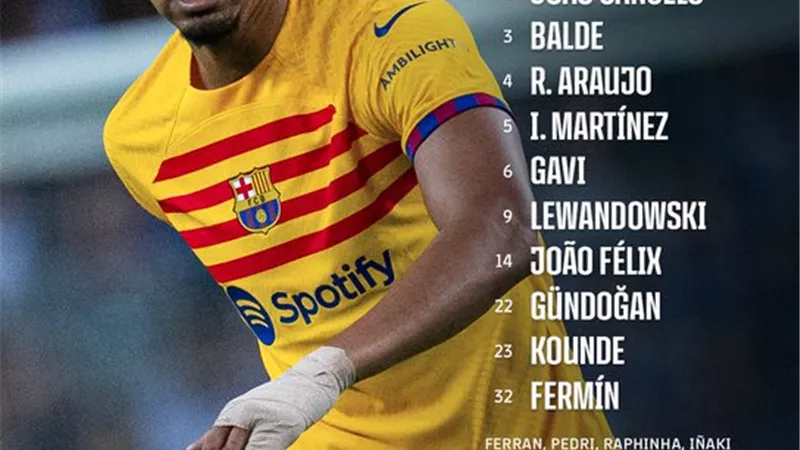 تشافي يعلن تشكيل برشلونة أمام ريال سوسيداد في الدوري الإسباني