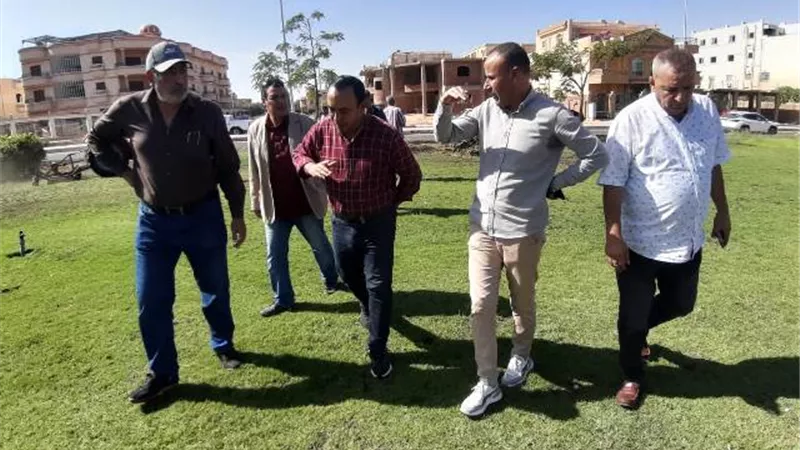 سبب زيارة رئيس جهاز الشروق للحيين الأول والثانى فى المدينة.. صور