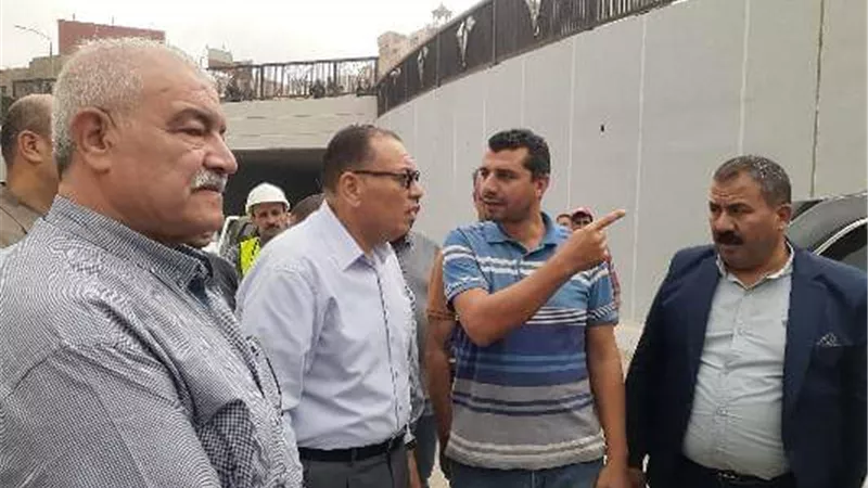 محافظ الشرقية يتفقد الأعمال النهائية بنفق عرابي بالزقازيق