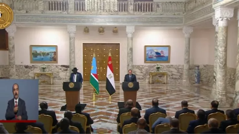 السيسى: استعرضت مع 