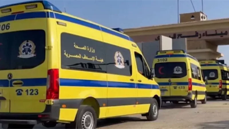 وصول دفعة جديدة من الفلسطينيين المصابين في أحداث غزة للعلاج بمصر