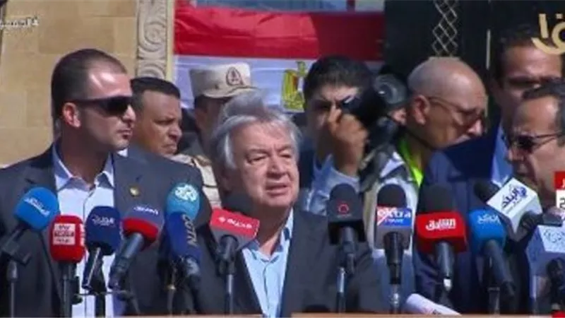 الأمين العام للأمم المتحدة: أغلب ضحايا القصف الإسرائيلى على غزة من الأطفال والنساء