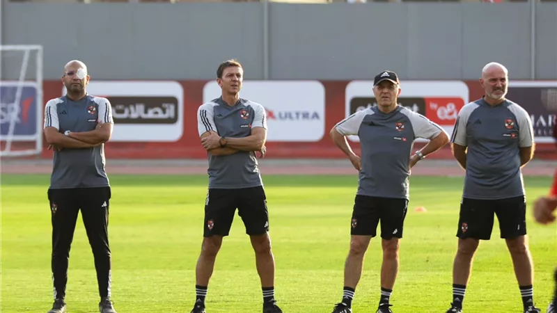 تدريبات خاصة للاعبى الأهلى استعدادا لمواجهة سيراميكا بالدورى