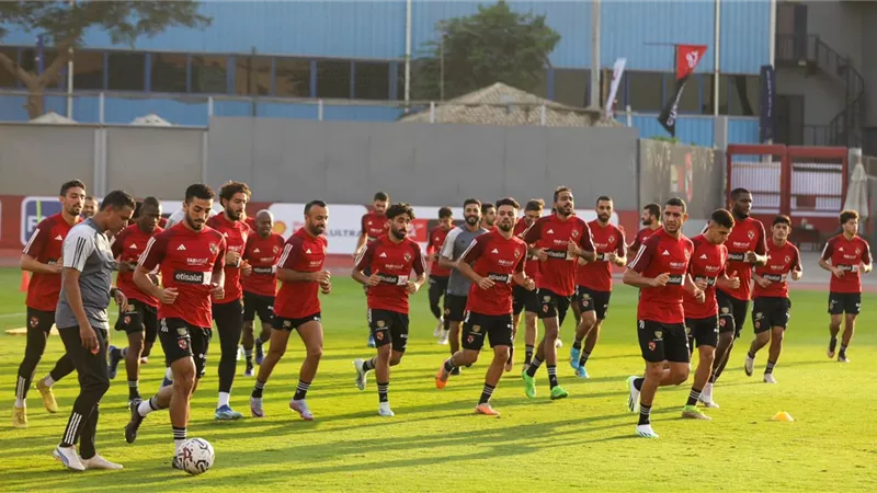الأهلي يختتم استعداداته لمباراة سيراميكا بالدورى