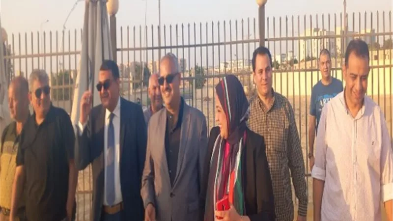 وكيل الشباب والرياضة بالقليوبية يتفقد نادي العبور الرياضي