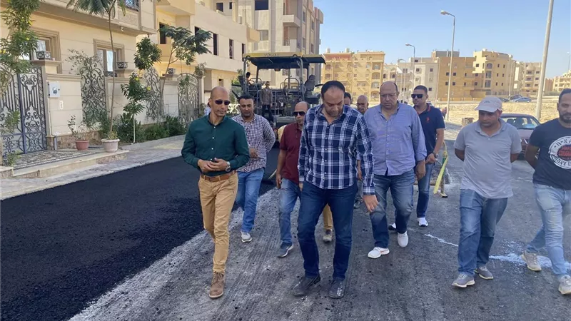 رئيس جهازمدينة القاهرة الجديدة يتابع سير الأعمال الجارية بالمدينة