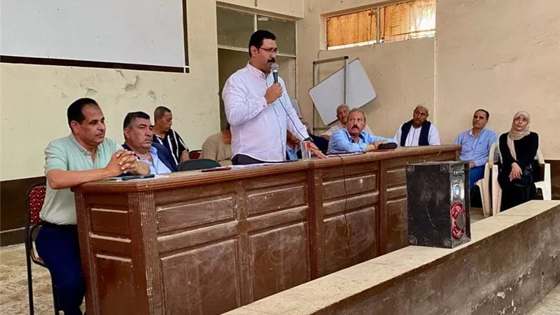 زراعة المنيا تعقد الاجتماعات بمراكز محافظة المنيا لزيادة زراعة القمح