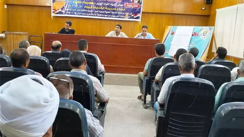 محافظةأسيوط تنظم جلسة تشاور بمركز الغنايم لمناقشة احتياجات المواطنين