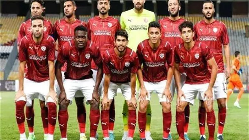 الرمادي يعلن تشكيل سيراميكا كليوباترا لمواجهة الأهلي بالدوري