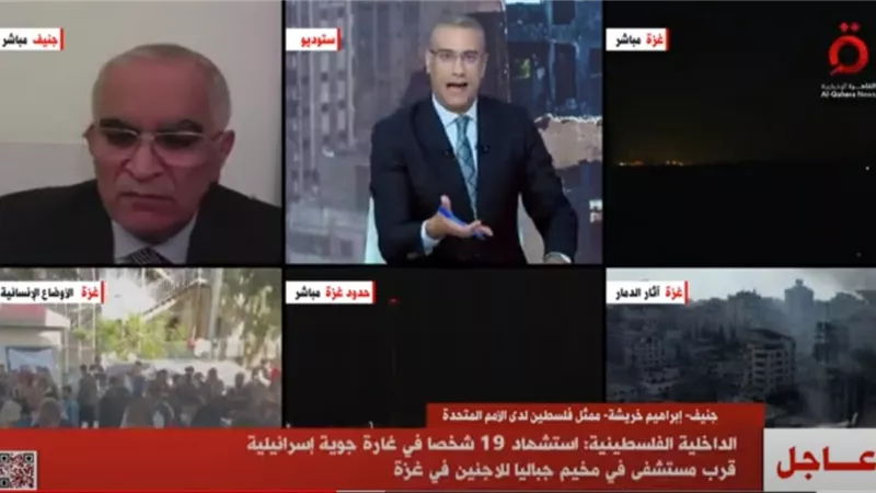 استشهاد 19 في غارة جوية بمحيط مستشفى في مخيم جباليا بـ غزة