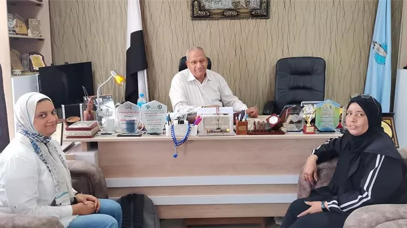وكيل وزارة الشباب والرياضة يستقبل عضو الجبهة الدبلوماسية المصرية