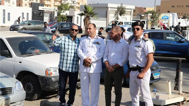 حملة مكبرة لجهازمدينة ٦ أكتوبر لمنع أي مظاهر عشوائية.. صور