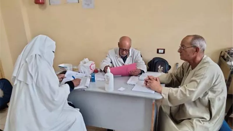 قافلة طبية مجانية بقرية شابة مركز دسوق بكفر الشيخ