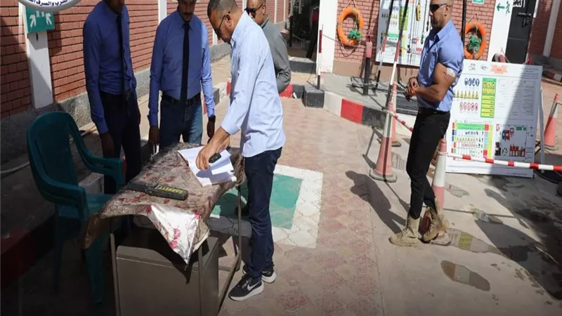 مياه المنيا تستقبل مدير أمن الشركة القابضة