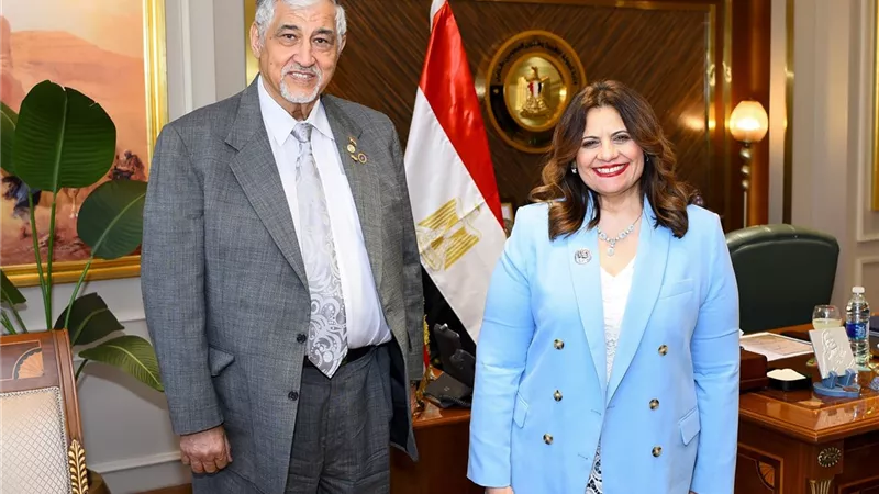 وزيرة الهجرة تستقبل خبيرًا مصريًا بالولايات المتحدة متخصص في مجال