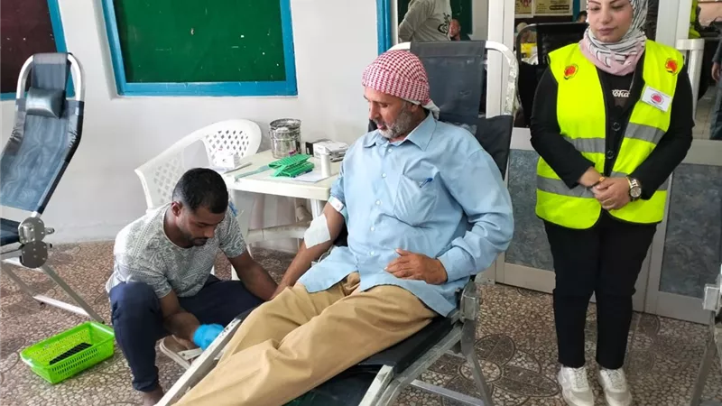 الاسماعيلاوية يتسابقون للتبرع بالدم للأشقاء في فلسطين