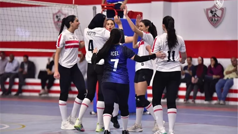 دورى سيدات الطائرة .. الزمالك يهزم الزهور
