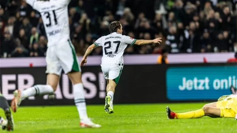 الدورى الالمانى : مونشنجلادباخ يهزم فولفسبورج برباعية