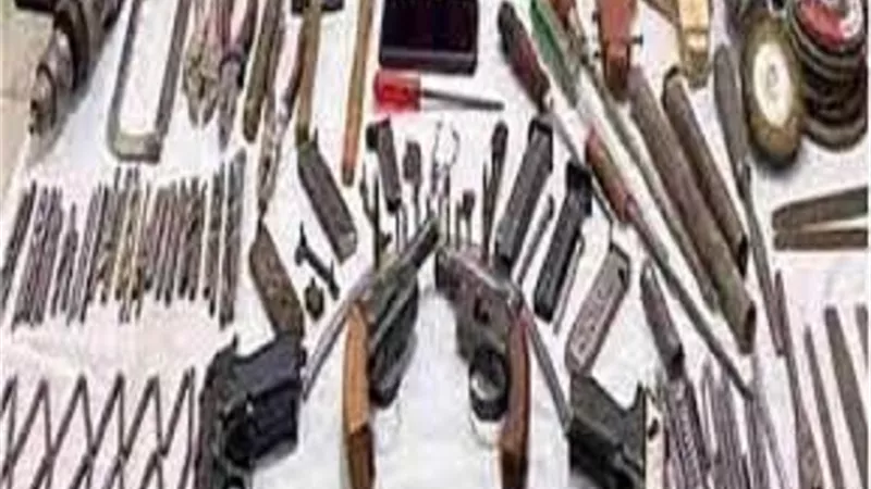 ضبط ورشة لتصنيع الأسلحة النارية والإتجار فيها بالمنيا
