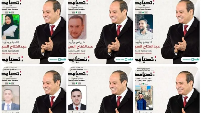 حملة المرشح الرئاسي عبدالفتاح السيسي تبرز دعم الشباب للمرشح علي مواقع التواصل الاجتماعي