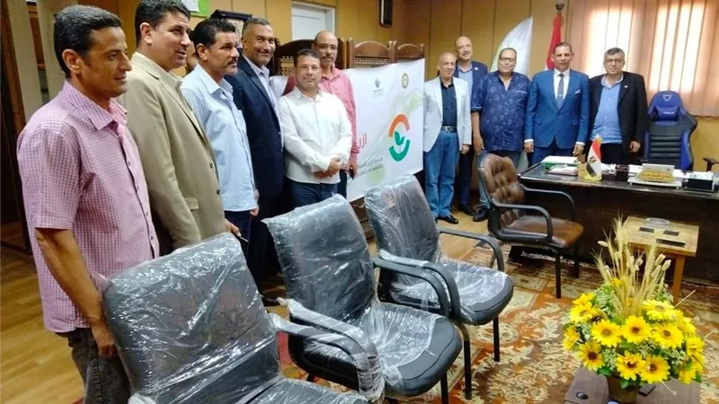 وكيل زراعة البحيرة يستقبل وفد الهيئة الإنجيلية لتفعيل مبادرة ازرع