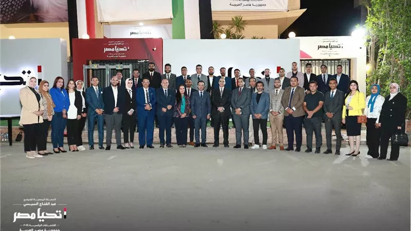 حملةالمرشح الرئاسي عبدالفتاح السيسي تستقبل وفدًامن الكيانات الشبابية