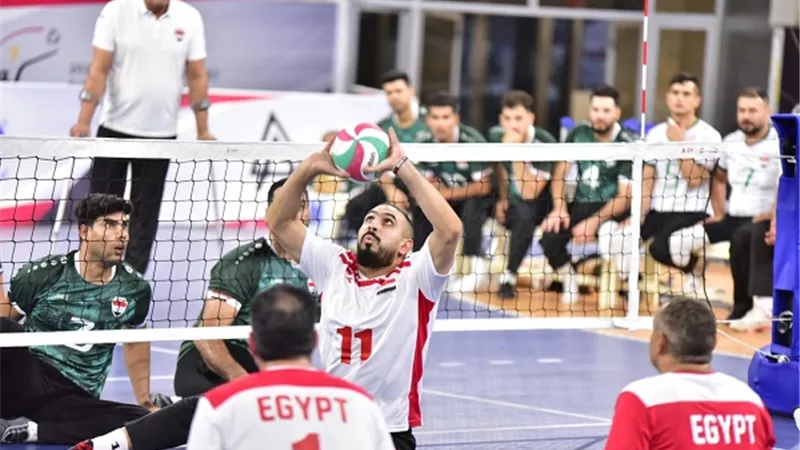 مصرتفوزعلى العراق بثلاثية نظيفة في مونديال الطائرة البارالمبية