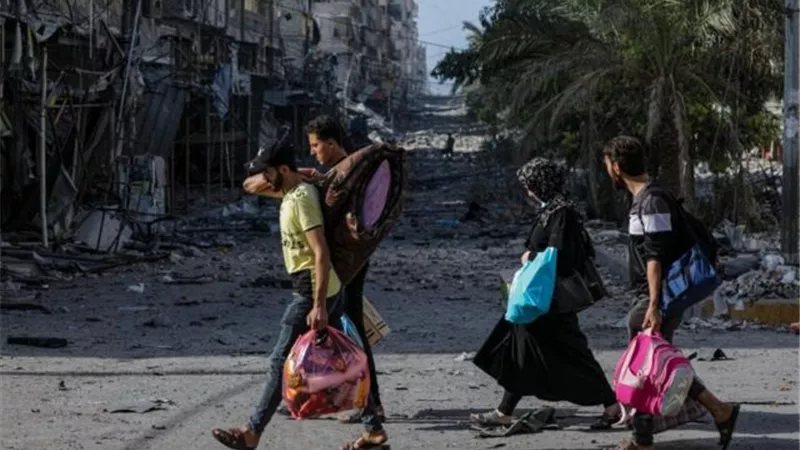 الأمم المتحدة تحذر من خطورة فرار مئات الآلاف من شمال قطاع غزة إلى جنوبه