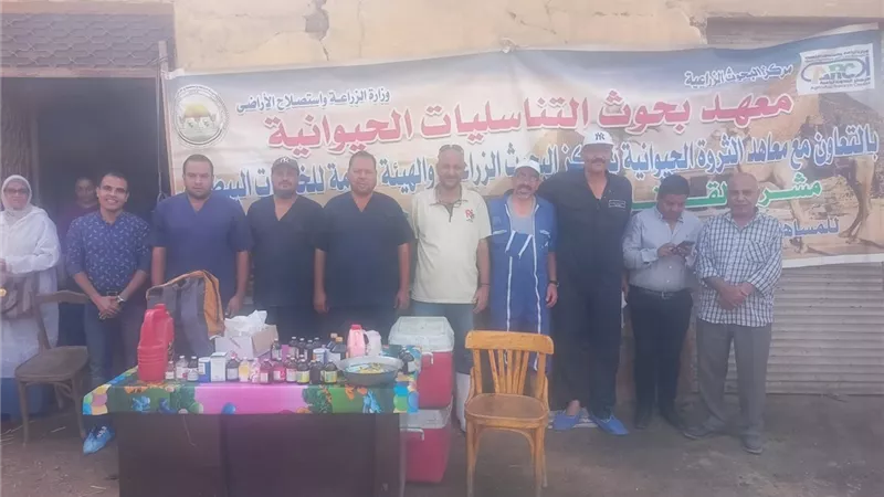 انطلاق فعاليات القافلة البيطرية المجانية لقري حياة كريمة بقنا
