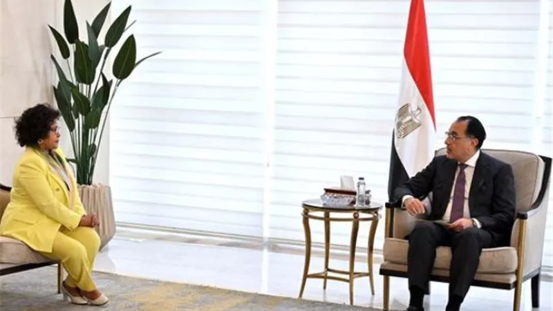 مدبولي يستقبل المديرة التنفيذية لوكالة الاتحاد الأفريقي للتنمية