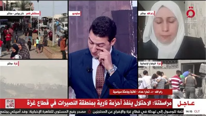 الصحفيين تدين استهداف فريق القاهرة الإخبارية وتعزي في استشهاد مصورها