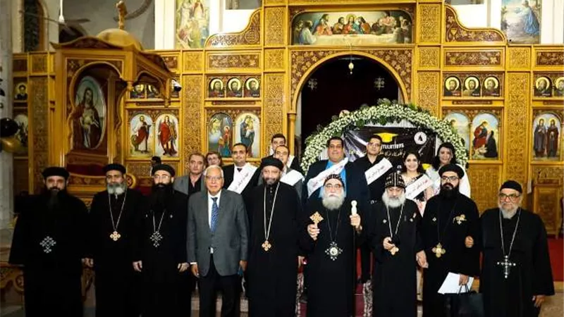 الانبا سارفيم وشاروبيم يكرمان خريجى معهد الرعاية والتربية