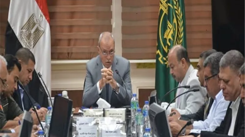 محافظ القليوبية يبحث الاستعدادات النهائية للانتخابات الرئاسية 202