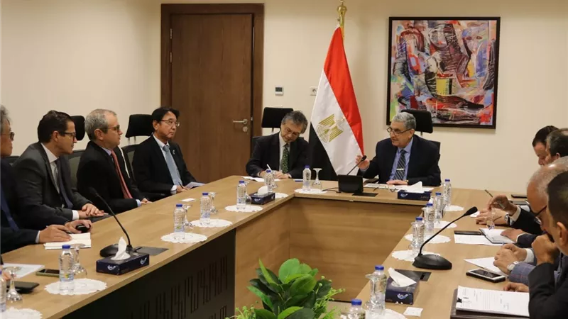 وزير الكهرباء يبحث مع اليابان تعزيز التعاون بالطاقة المتجددة