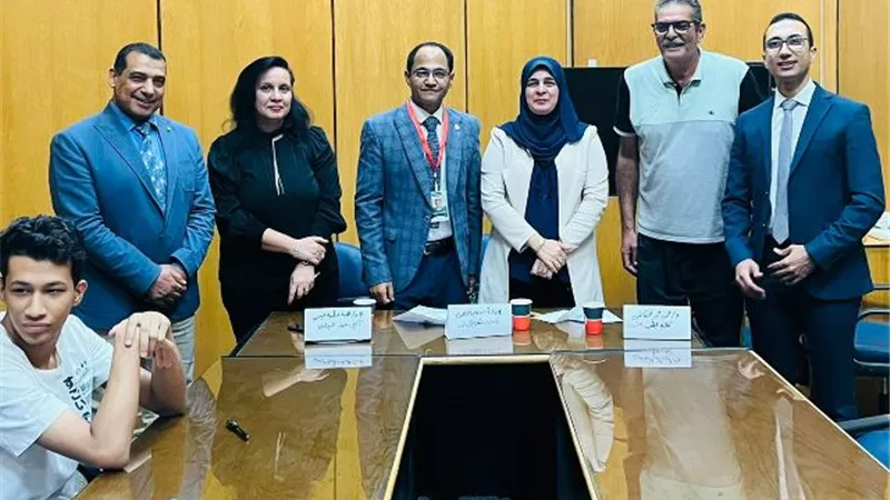 فريق طلاب جامعة أسيوط الأهلية يصعد للدور الثاني فى الدوري البيئى