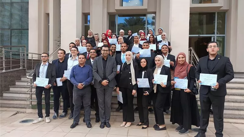 مرصد الأزهر يستقبل عددًا من طلاب جامعة حلوان