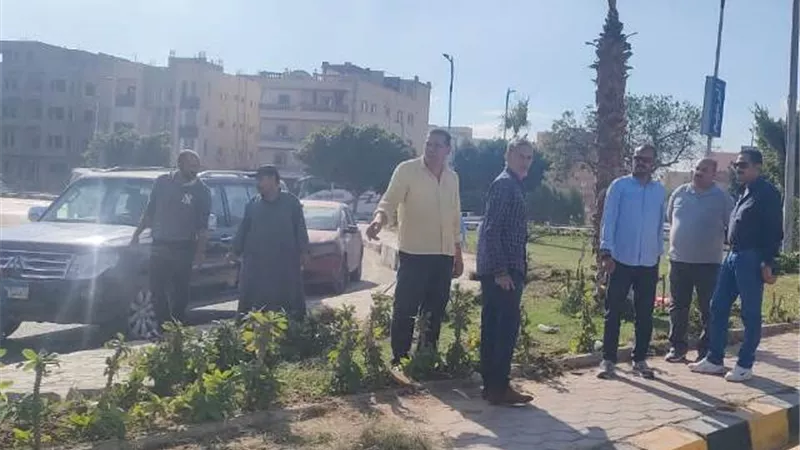رئيس جهاز مدينة بدر يتابع أهم المشروعات الزراعة والتجميل.. بالصور