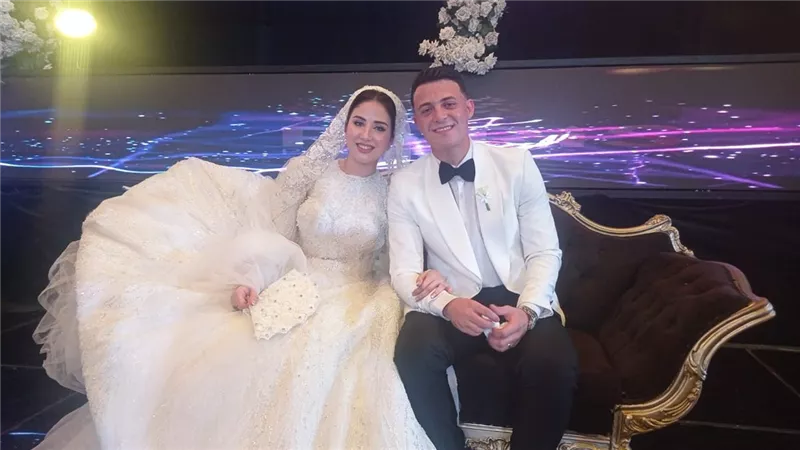 ألف مبروك زفاف محمود وإيمان