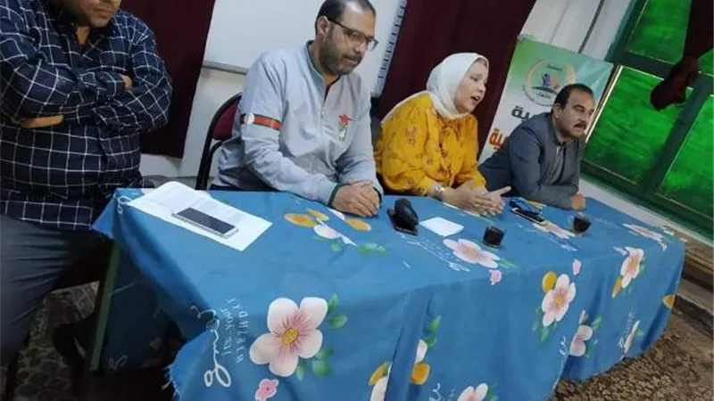المشاركه السياسيه للسيدات ندوات لادارات التضامن ببنى سويف