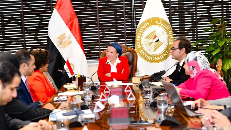 ياسمين فؤاد تبحث استضافة مصر لمركز التميز للتكيف مع التغيرات المناخية