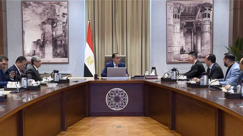 مدبولي يلتقي رئيس