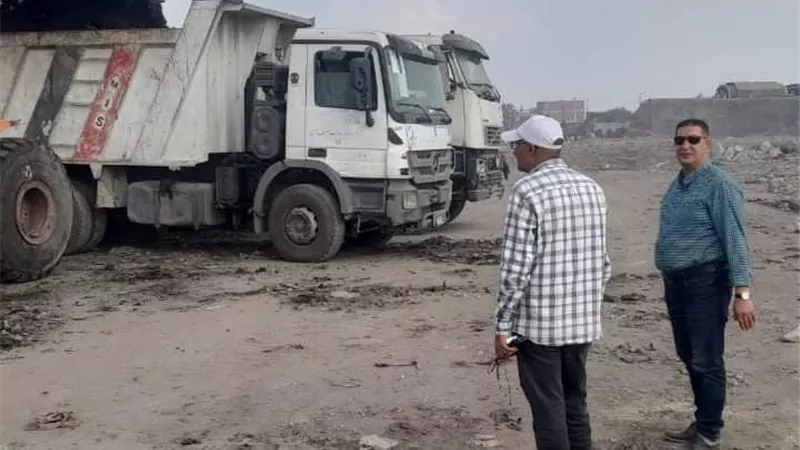 نقل40نقلةقمامةمن النقطةالوسيطةبالغار لمدفن بلبيس