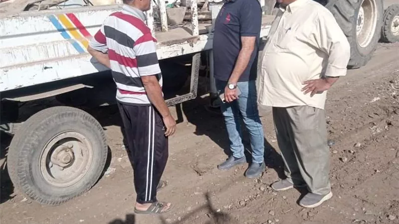 حملة لتمهيد وتوسعة الطريق العام بشنباره